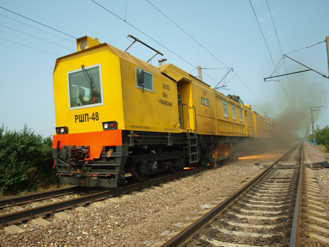 СТМ улучшили технологию рельсошлифования для разработки нового поезда