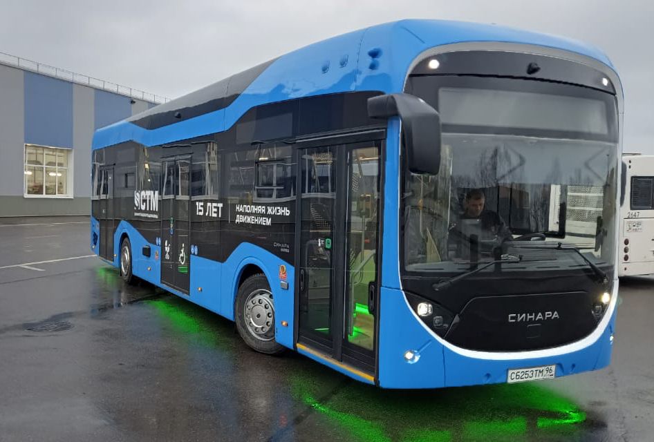 СТМ начали заводские испытания электробуса «СИНАРА» в Санкт-Петербурге