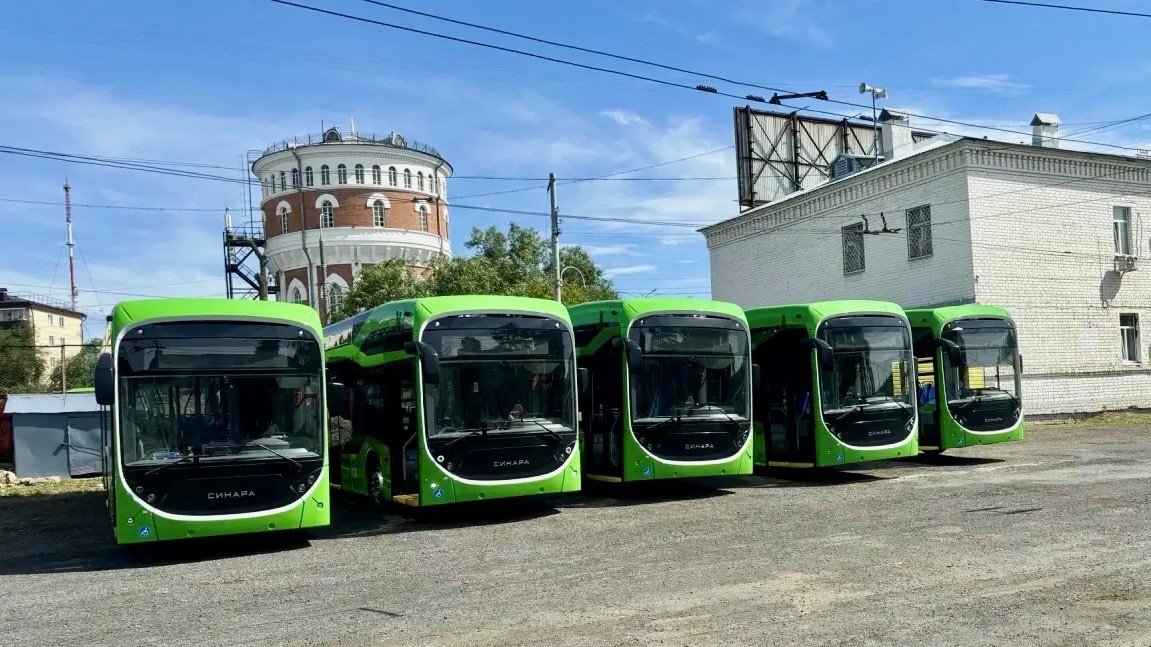 СТМ поставил в Оренбург пять троллейбусов «Синара»