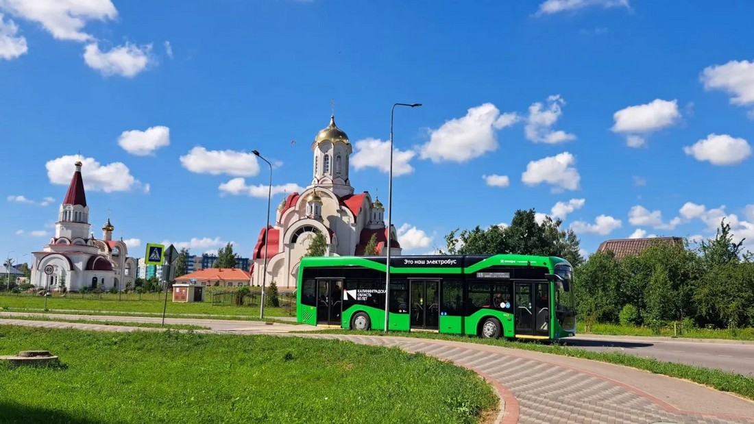 Электробус «Синара 6253» приступил к перевозке пассажиров в Калининграде